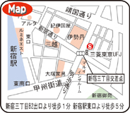 新宿店地図